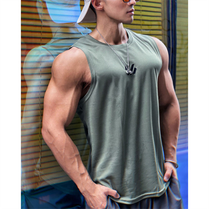 2025%20Newest%20Summer%20Gym%20Vest%20High%20Quality%20Mesh%20Shirt%20Sleeveless%20T-Shirts%20Men%20Tank%20Tops%20Basketball%20Running%20Fitness%20Sports%20Vest%20Men%20-%20Image%206