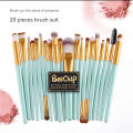 20 PCS Makeup Brush Set Eye Shadow Brush Set Foundation Brush Beauty Tools Super Soft Man-made Fibers Full Set. 