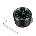 Motorcycle Bike Handlebar Mount  Clock  Waterproof Chrome Moto Accessories. 