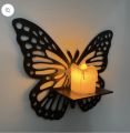 Maliq Products Decorative Butterfly Wall Shelf, Decoration Candlestick, Wall Decor Ideas, Wooden Wall Shelves (Light Not Include). 