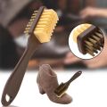 2-in-1 Suede & Shoe Brush with Eraser | for Boots, Nubuck & Imitation Leather Care | Double-Sided Effective Cleaning Tool.