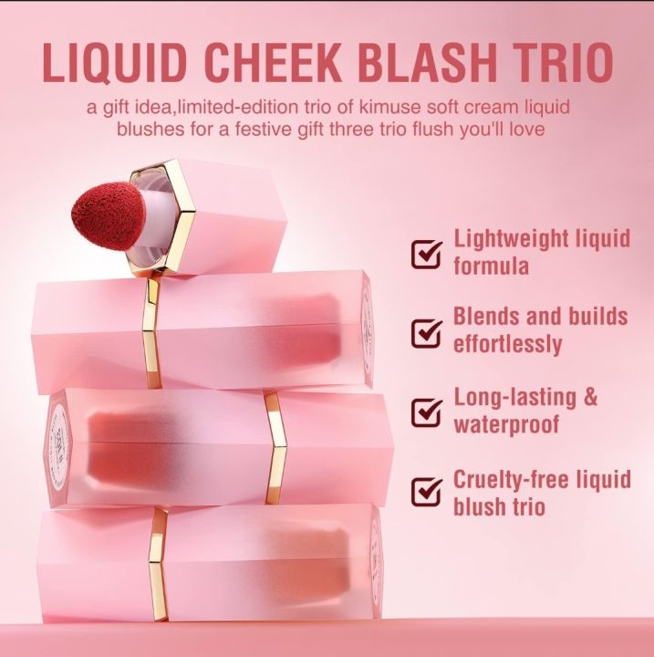Liquid%20Blush%206%20Pcs%20Set%20Waterproof%20Natural%20Long-lasting%20Makeup%20-%20Image%203