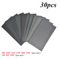 30Pcs Wet Dry Sandpaper 400-2500 Grit Sanding Paper Abrasive Tools Sand Paper 400 600 3000 800 1000 1200 1500 2500 Grit.