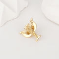 Hanrehse Psi Psychology Caduceus Brooch Pin Medical Backpack Lapel Hat Badge Decoration for Psychologist Doctor Nurse. 
