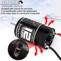 RCZIPROY 550 12T Brushed Motor & 60A Waterproof ESC Speed Control Combo Kit for 1/10 Scale High Speed RC Crawler and Buggy Cars. 