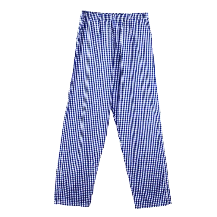 Pajama%20Pants%20Men's%20Pants%20Pure%20Cotton%20Home%20Pants%20Thin%20Summer%20Loose%20Plaid%20Cotton%20Home%20Pants%20Spring%20&%20Fall%20Air-Conditioned%20Pants%20-%20Image%205