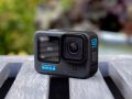 Black Go Pro Hero 12 Camera  For Adventure Professionals And Climbers. 