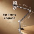 Lazy Phone Holder 360° Rotating Tablet Stand Holder Adjustable for iPad Cellphone 4-13 inch Bed Floatable Arm Clip Stand. 