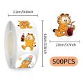 Garfield Pooky Nemo Odie Irene Cute Two-Dimensional Curly Stickers Notebook Scooter Decoration Graffiti Stickers Holiday. 