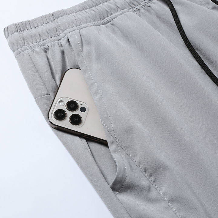CHRLCK%20Men%20Running%20Pants%20Jogging%20Casual%20Summer%20Thin%20Sweatpants%20Quick%20Dry%20Ice%20Silk%20Straight%20Trousers%20Sports%20Gym%20Breathable%20Unisex%20-%20Image%205