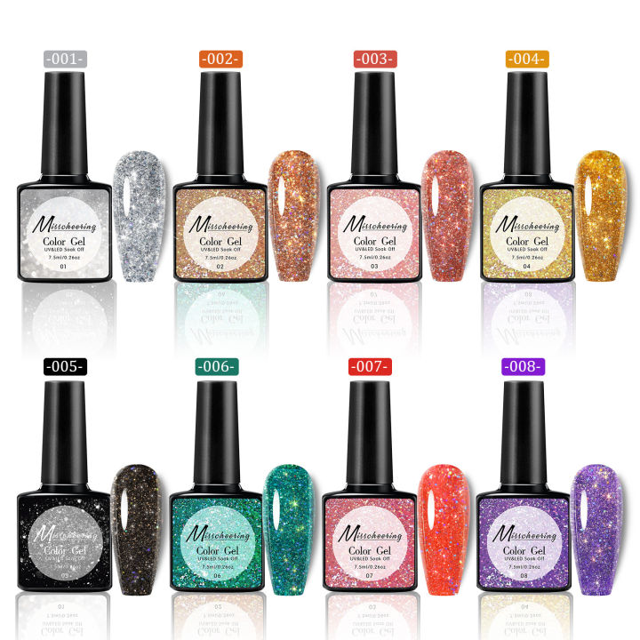 Miss%20Cheering%20Gel%20Nail%20Polish,%20Glitter,%20Beautiful%20Colors,%20Strong%20Pigments,%20Available%20in%208%20Colors%20*Ready%20to%20Ship*%20-%20Image%202