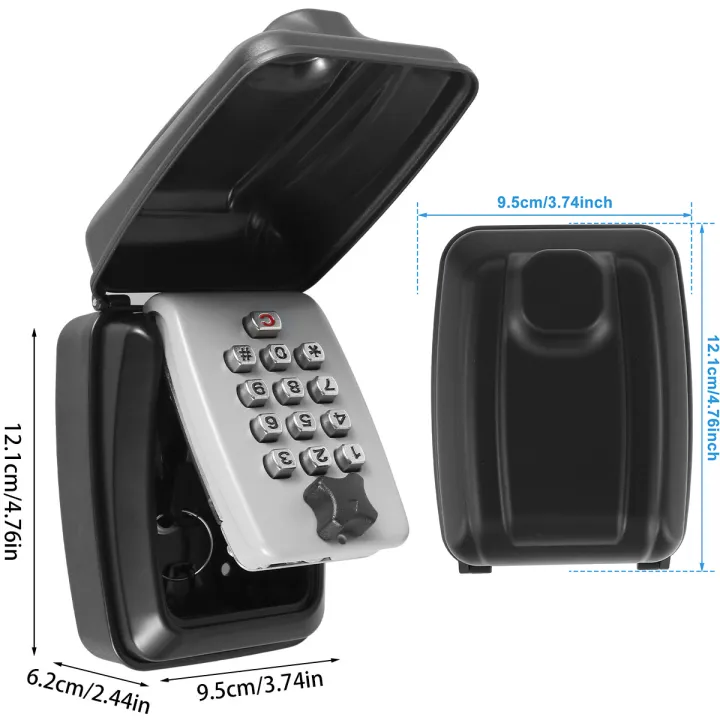 Key%20Lock%20Box%20Wall-Mount%20Secret%20Code%20Security%20Key%20Safe%20Secret%20Organizer%20Box%20No%20Key%20Home%20Office%20Weatherproof%20Safe%20Key%20Keeper%20NEW%20-%20Image%204