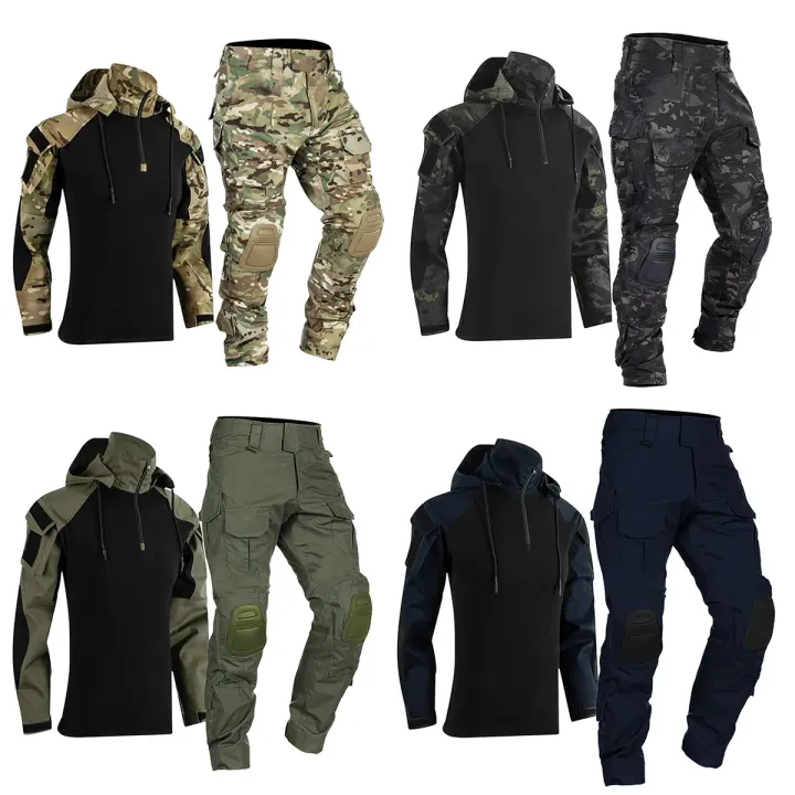 Paintball%20%20Suits%20Work%20Clothing%20Uniform%20Multi%20Pockets%20Combat%20Camo%20Shirts%20with%20Hood%20Cargo%20Knee%20Pads%20Pants%20Hunting%20Clothes%20-%20Image%202
