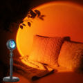 LED Sunset Projection Lamp, Adjustable Stand Warm Glow Light for Bedroom, Living Room, Photography. 