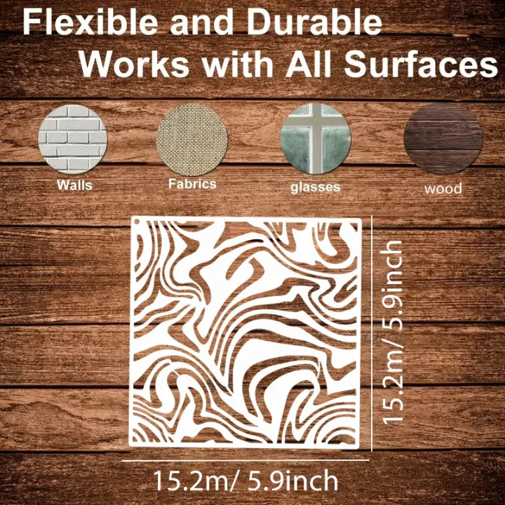 Bview%20Art%2016%20Reusable%20Textured%20Painting%20Stencils%20-%20Creative%20Scrapbooking%20&%20Journal%20Decoration%20Kit%20-%20Image%205