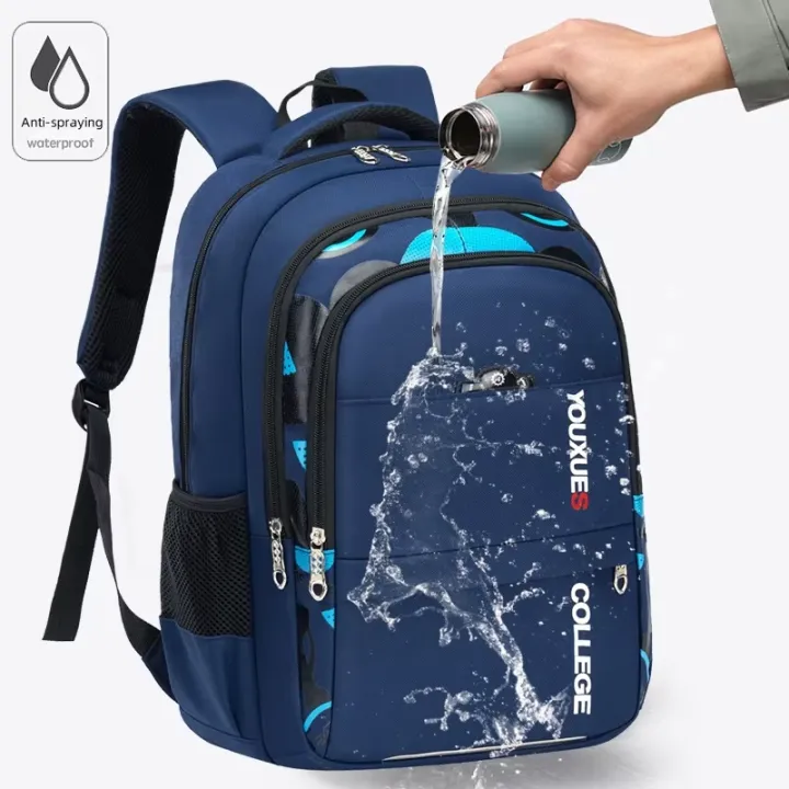 Children's%20Waterproof%20Schoolbag.%20Large%20Capacity,%20Good%20Feel,%20and%20Waterproof%20Function.%20Suitable%20for%20Teenage%20Boys/Girls.%20Breathable%20-%20Image%204