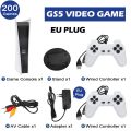GS5 Game Station 5 Video Game Console With 200 Classic Games 8 Bit TV Console Retro USB Wired Handheld Two Game Player AV Output. 