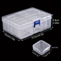 14pcs in 1 Set Beaded Storage Box Nail Art Jewelry Earring Seed Beads Storage Bottle DIY Diamond Painting Rhinestone Craft.