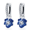 925 Sterling Silver Sunflower Flower Plant Series Drop Earrings For Woman Fashion Party Gifts Elegant S925 Jewelry Accessories.