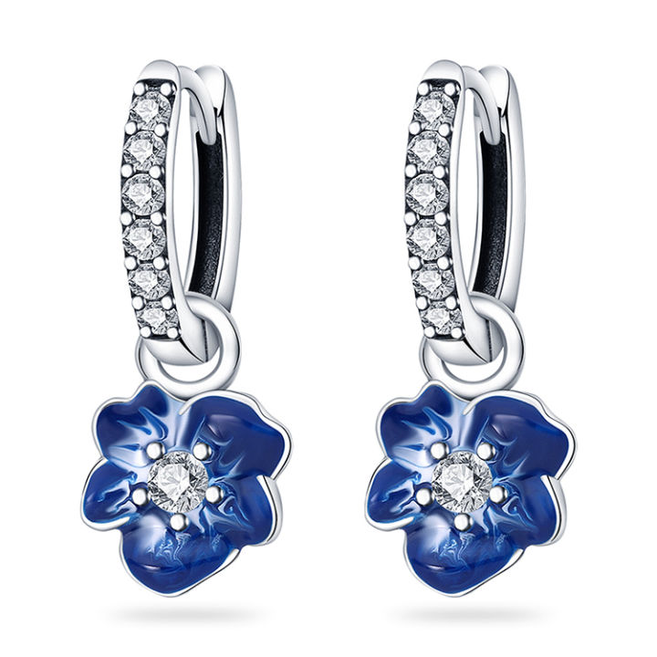 925%20Sterling%20Silver%20Sunflower%20Flower%20Plant%20Series%20Drop%20Earrings%20For%20Woman%20Fashion%20Party%20Gifts%20Elegant%20S925%20Jewelry%20Accessories%20-%20Image%206