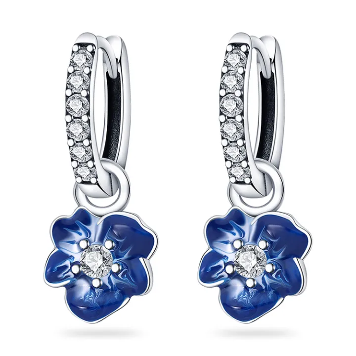 925%20Sterling%20Silver%20Sunflower%20Flower%20Plant%20Series%20Drop%20Earrings%20For%20Woman%20Fashion%20Party%20Gifts%20Elegant%20S925%20Jewelry%20Accessories%20-%20Image%206
