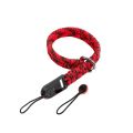 Camera Wrist Strap Braided Handmade Quick Release Adjustable D Ring Safety Lanyard For DSLR Mirrorless Cameras Photographers.
