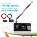 Mini SI4732 Radio Receiver LSB USB AM FM FM/AM Full Band Pocket Radio Or Holder Bracket Stand HF SW MW VHF Radio with Antenna. 
