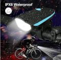  2-in-1 Rechargeable - Cycle Light (3 Modes) Cycle Light and Horn/Cycle Lights Rechargeable Waterproof (140 dB) Cycle Light with Horn Cycle LED Front Light. 