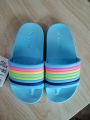 Small girls rainbow slippers, soft chappal very colorful, softy for kids girls, age 3 to 12. 