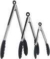 7/9/12inch Silicone Kitchen BBQ Tongs Stainless Steel Locking Cooking Tongs with Silicone Tips Non-Slip Food Tongs for Cooking. 