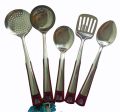 Stainless Steel Spoon Multi Design 5 pieces set. 