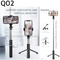 Q02 handheld stabilizer, compact selfie, support multi-format, 360 degree rotation, full shooting. 