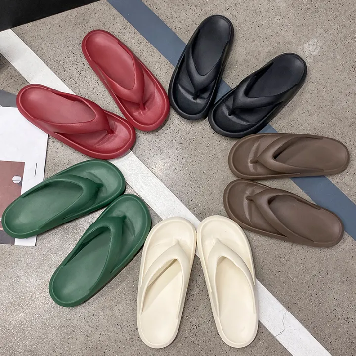 Women's%20Classy%20Flip-Flops%20for%20Women,%20Summer%20Flip-Flops%20for%20Beach%20Couples,%20New%20Thick-Soled%20Outer%20Wear%20Sandals%20for%20Men,%20Bathroom%20Bathing%20Non-Slip%20Slippers%20-%20Image%202