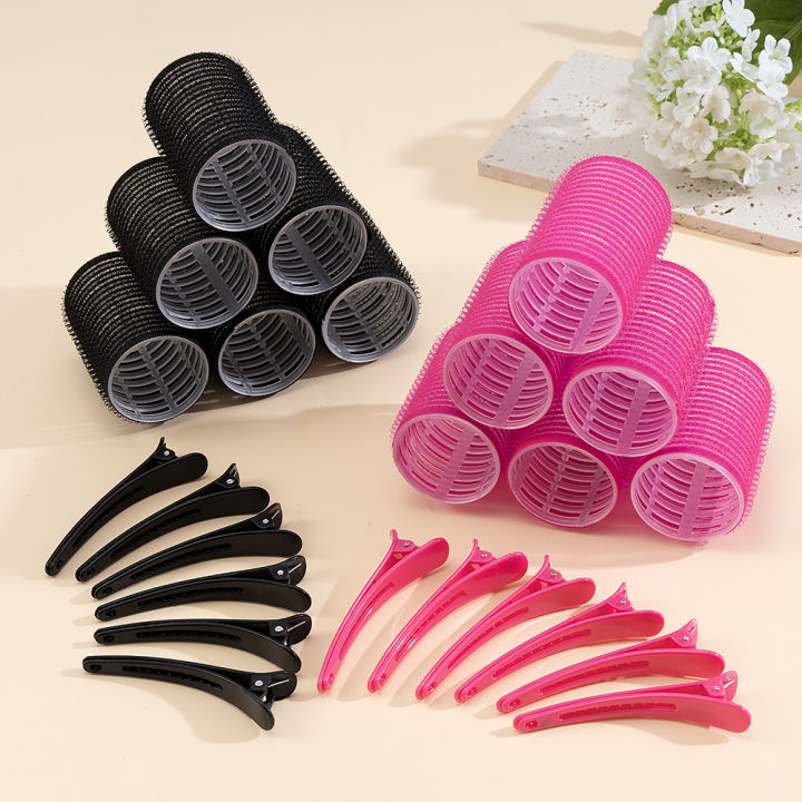 24pcs/Set%20Self%20Grip%20Hair%20Rollers%20No%20Heat%20Hair%20Clip%20Curlers%20Heatless%20Curls%20Hair%20Bangs%20Volume%20Self-adhesive%20Hook%20DIY%20Styling%20Tools%20-%20Image%203