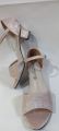 ladies wedding sandles-rose gold. 