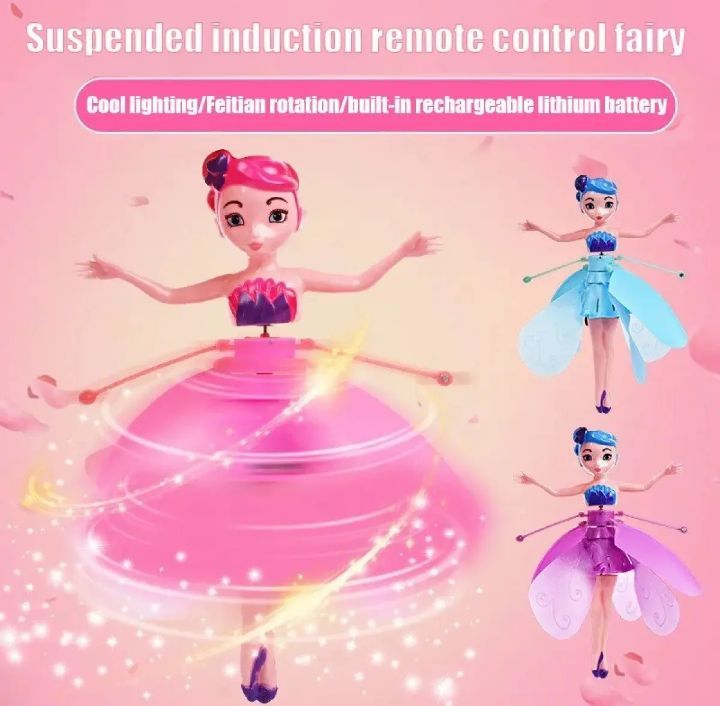 Flying Fairy Doll |Infrared Induction Aircraft |Rechargable Mini flying doll