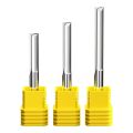 CNC Tool Carbide Straight Slot Milling Cutter 3.175mm Shank Silver End Mill 2 Flute End Mill Woodworking. 