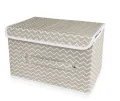 Home fabric two-piece set of storage box foldable clothing storage box household non-woven dust-proof storage box. 