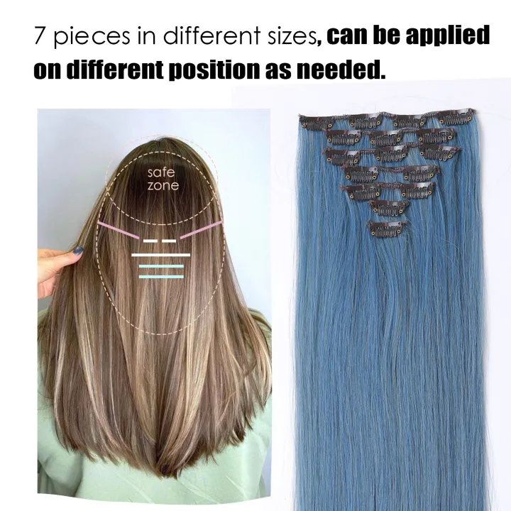Euro-american%20Style%20Fashion%20Hair%20Color%20Hairpin%20Wig%20Piece%20A%20Set%20of%20Seven%20Pieces%20Includes%207%20Different%20Sizes%2020%20Inch%20Net%20Weight%20115%20-%20Image%206