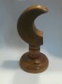 100% Wood Rod Holder,Curtain wood Rod Bracket /1 pcs/Teak wood colour/curtain pole bracket. 