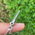 Stainless Steel Glass Cremation Cylinder Tube Urn Pendant Memorial Necklace Ashes Holder Keepsake Cremation Jewelry. 