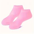 2 Pack Moisturizing Silicone Gel Socks for Dry Cracked Feet Nourishing Skin Lubricating Foot Care Massage Socks freshfeet. 