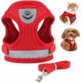 Pet Cat harness and leash Set Reflective Breathable Harness for cats Adjustable Comfort Dog harness for Kitten Pet supplies. 