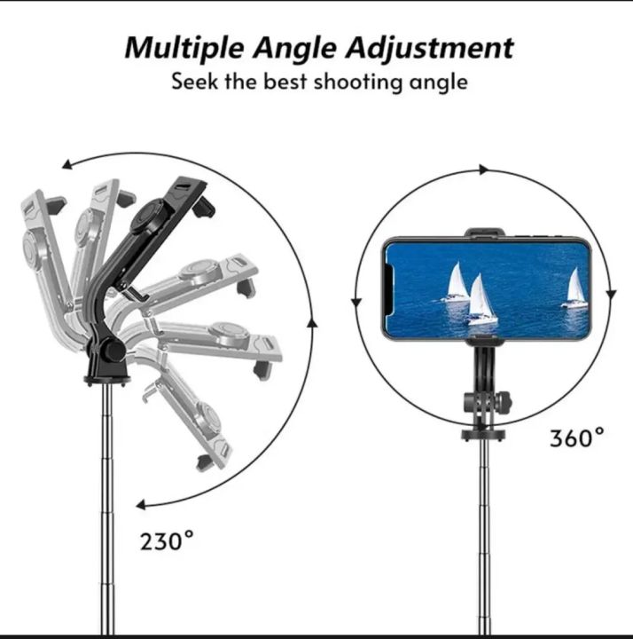 Premium%206.6%20Feet%20Wireless%20Selfie%20Stick%20Tripod%20Stand%20-%20Bluetooth%20Remote,%20Foldable%20Design%20-%20Ideal%20for%20Live%20Streaming,%20Vlogging%20&%20Tik%20Tok%20-%20Image%208