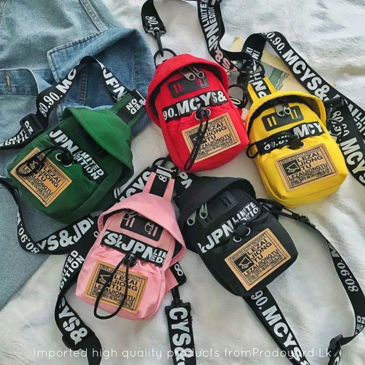 Korean Crossbody Side Bag: Small, Unisex Style for Men & Women