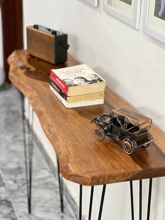 Live%20Edge%20Console%20Table%204ft%20%2030%20Inch%20Height%20Hairpin%20Legs%20%20Solid%20Wood%20Entryway%20Table%20%20Natural%20Wooden%20Slab%20%20Rustic%20Hallway%20Table%20%20Handmade%20Sofa%20Back%20Table%20for%20Home%20Decor%20-%20Image%205