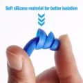 1Pairs Soft Silicone Earplugs Waterproof Swimming Ear Plugs Reusable Noise. 