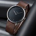 YAZOLE Men's Wrist Watches Top Brand Luxury Watches for Men Casual Simple Leather Quartz Watches Men Fashion Business Mens Clock. 
