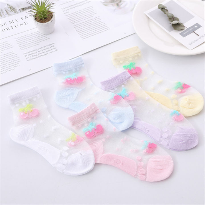 5%20Pairs/Lot%20Girls%20Socks%20Summer%20Breathable%20Children%20Short%20Ankle%20Socks%20For%201-12%20Years%20Kids%20Soft%20Cotton%20Lace%20Princess%20Mesh%20Socks%20-%20Image%203