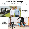 Mini Extendable Tripod Foldable Tripod Portable Monopod for Go Pro Hero 13 12 11 Black Session Osmo Action Camera Vlog Accessory. 